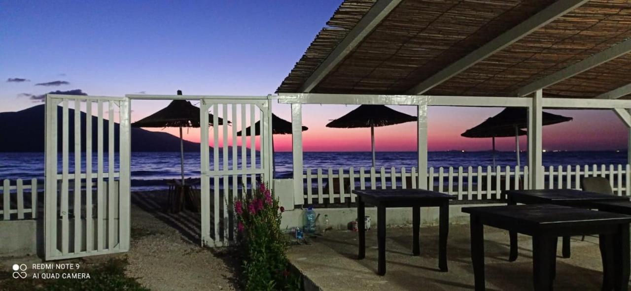 Karaburun Sunset Beach Apartment Orikum Bagian luar foto