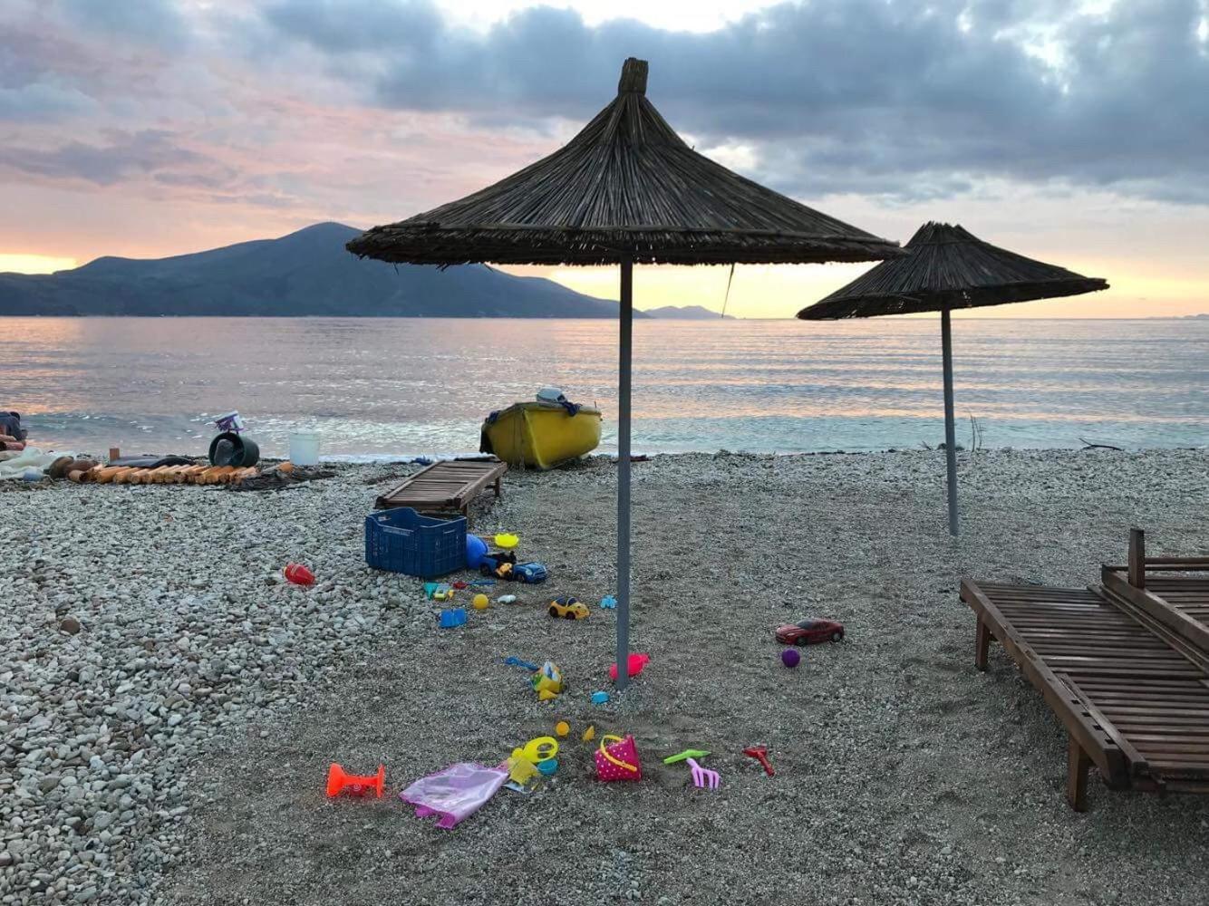 Karaburun Sunset Beach Orikum Bagian luar foto